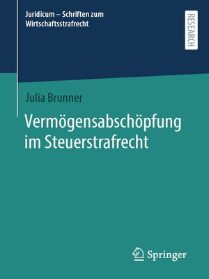 cover image of Vermögensabschöpfung im Steuerstrafrecht